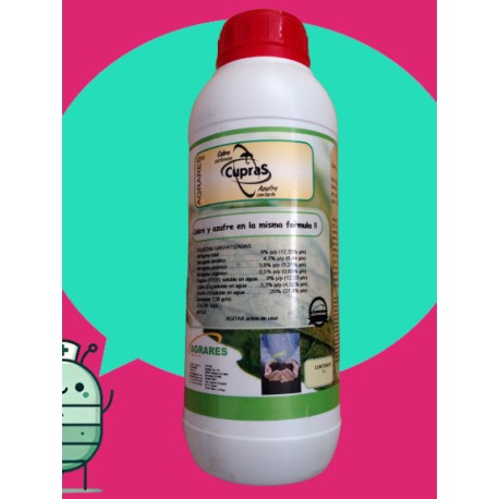 Agrares Cupras, 1L (cobre y azufre)