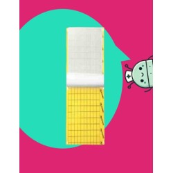 Placas Amarillas 10 x 25 cm (trampa cromática adhesiva)
